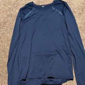 Target Women's Navy Long Sleeve Tee